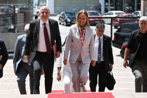 19ZAFER PARTISI GENEL BASKANI OZDAG CHP GENEL BASKANI OZELI ZIYARET ETTI