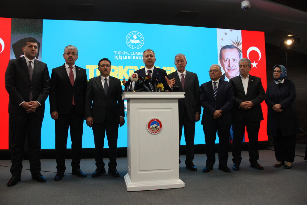 BAKAN YERLIKAYA KAYSERIDEKI OLAYLARA ILISKIN KONUSTU 3