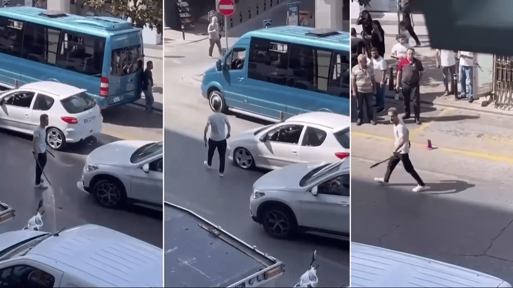Ümraniye’de Samuray Kılıcıyla Trafiği Kesip Tehditler Savuran Şüpheli Yakalandı