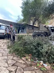 HATAYDA FRENI ARIZALANAN KAMYONET KOOPERATIFIN BAHCESINE DEVRILDI 450x600